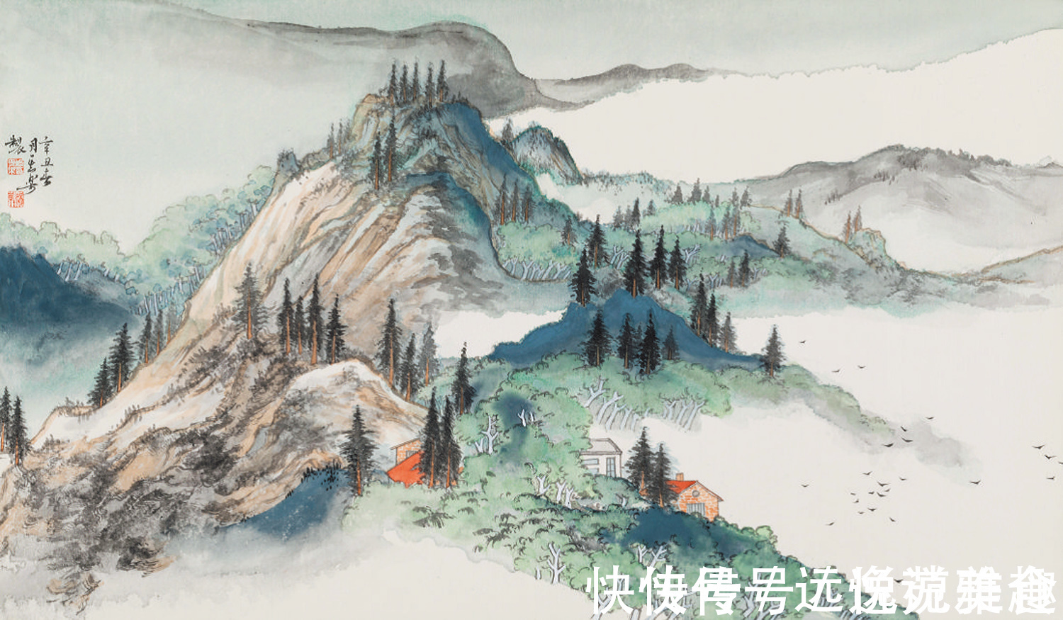 中国国画家协会&【画作欣赏】走进温暖,与美好同行!画家周其乐作品欣赏