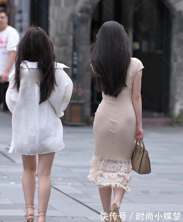 杏色|现在穿搭这么随意,直接用“鱼鳞”当裙摆,想当美人鱼吗?