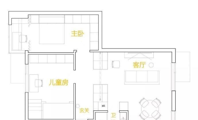 主卧|小夫妻的极简主义小两居,简约时尚实用,薄荷绿色真清新,超喜欢