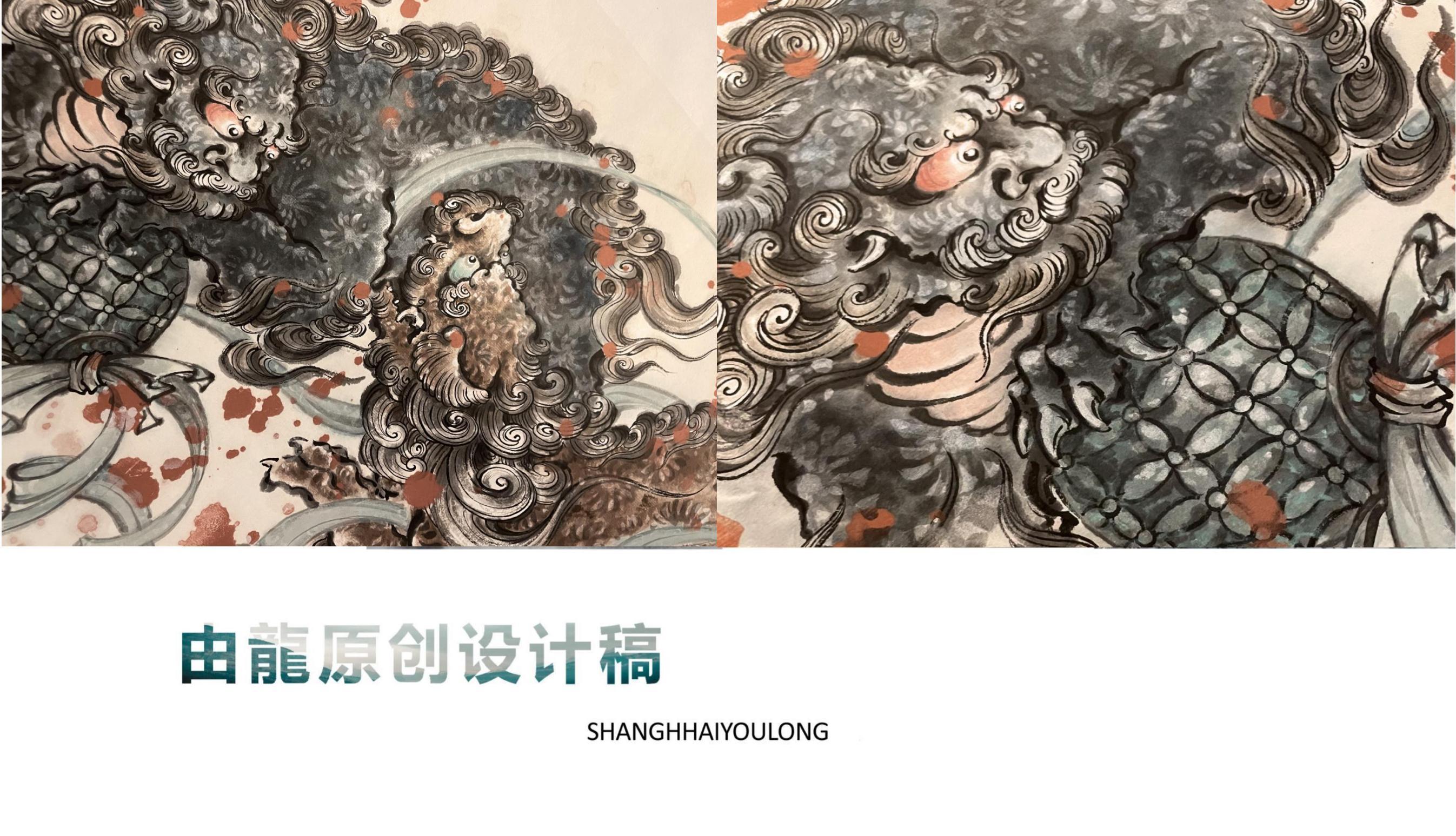 图片@当代中国画名家画龙图片——庚子龍稿