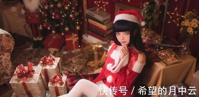 圣诞版|美女火影圣诞装COS,白袜雏田VS裸足天天,可爱还是敌不过性感