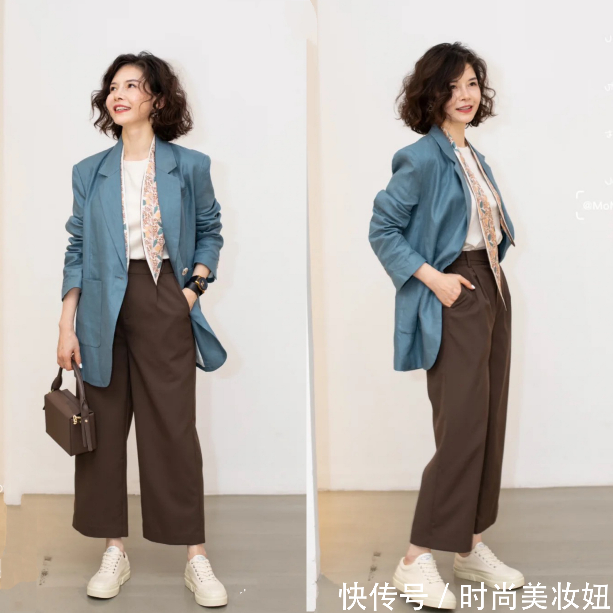 颜色|50+如何摆脱大妈感？学她的“优雅色”穿搭，减龄不说还高级