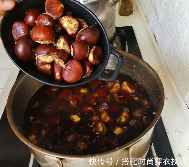 栗子怎样去皮又快又省事多做这1步不伤手特简单,赶紧试试