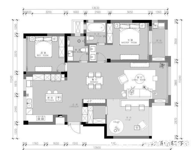 绿植|看了他家125㎡房才知道什么叫高雅，全屋没有一丝俗气，太美了