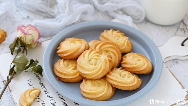  皇家|自制丹麦皇家曲奇，口感酥脆、香甜美味，孩子说比买来的味道还好