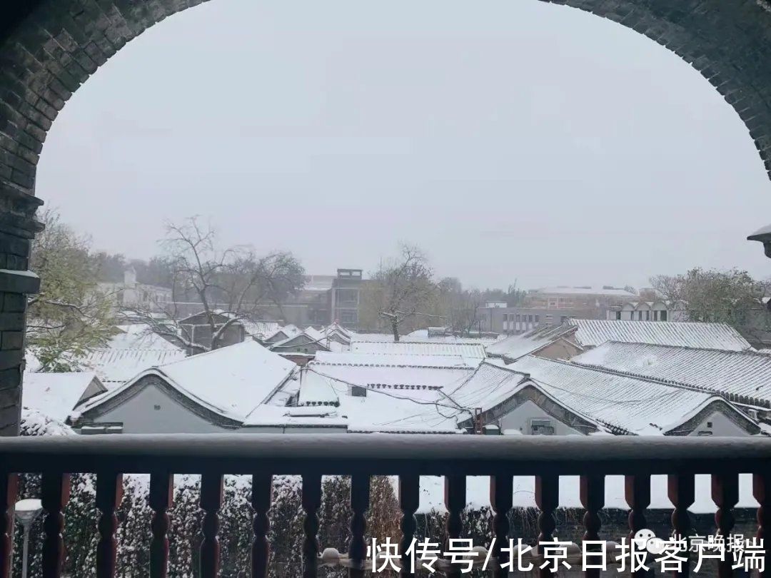 白塔寺|?今天京城这些地方的雪景，独一份！随便一处都是打卡点——