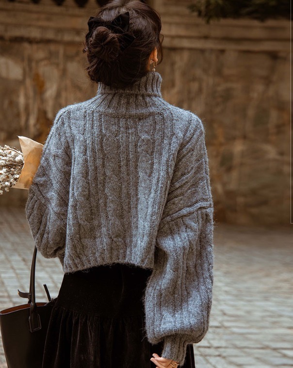 博主|入冬怎么穿又暖又美?试一试“毛衣”穿搭,提升气质又温柔优雅!