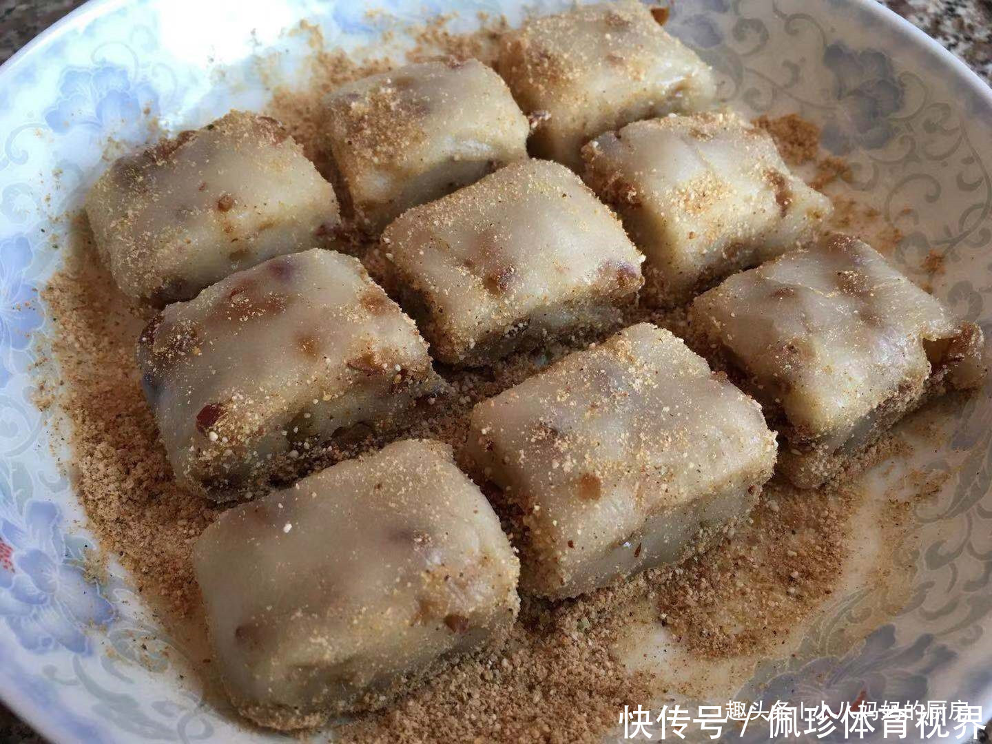 点心|糯米粉搅一搅,不煎不烤,简单几步做出美味点心,大人小孩都爱吃