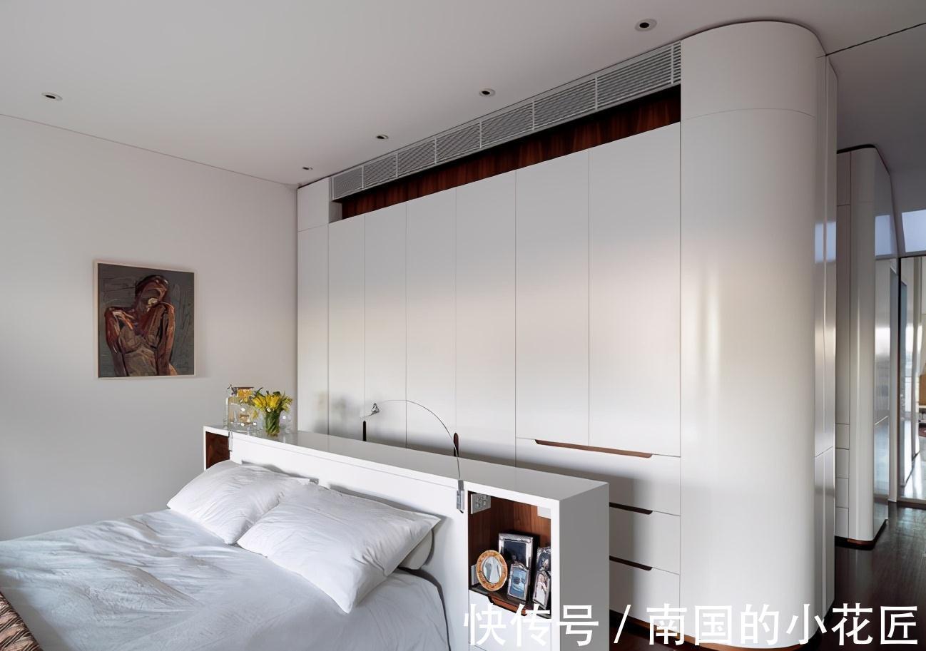 收纳|卧室就该打破传统格局，用矮柜代替，样式更新颖还能一房两用