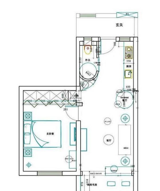 小户型|50㎡小户型屏风隔断,新颖又时尚,邻居抢着来参观!