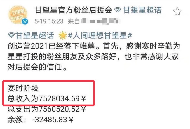 甘望星|甘望星后援会回应打投资金去向，审计介入核查，将全力配合公司