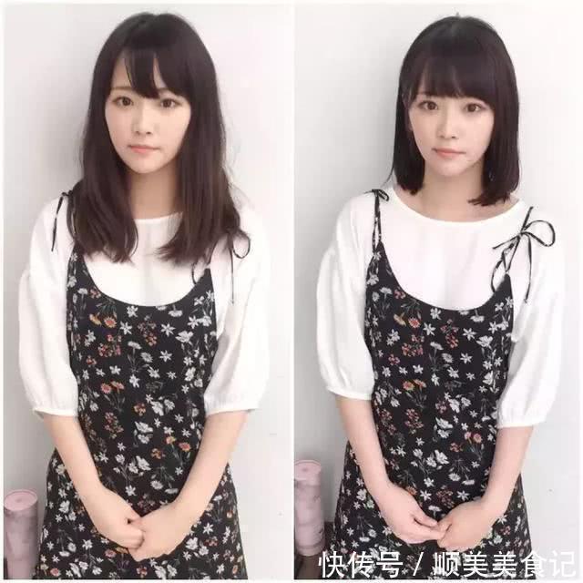 短发|日本妹子剪完短发的前后对比，短发果然有毒！
