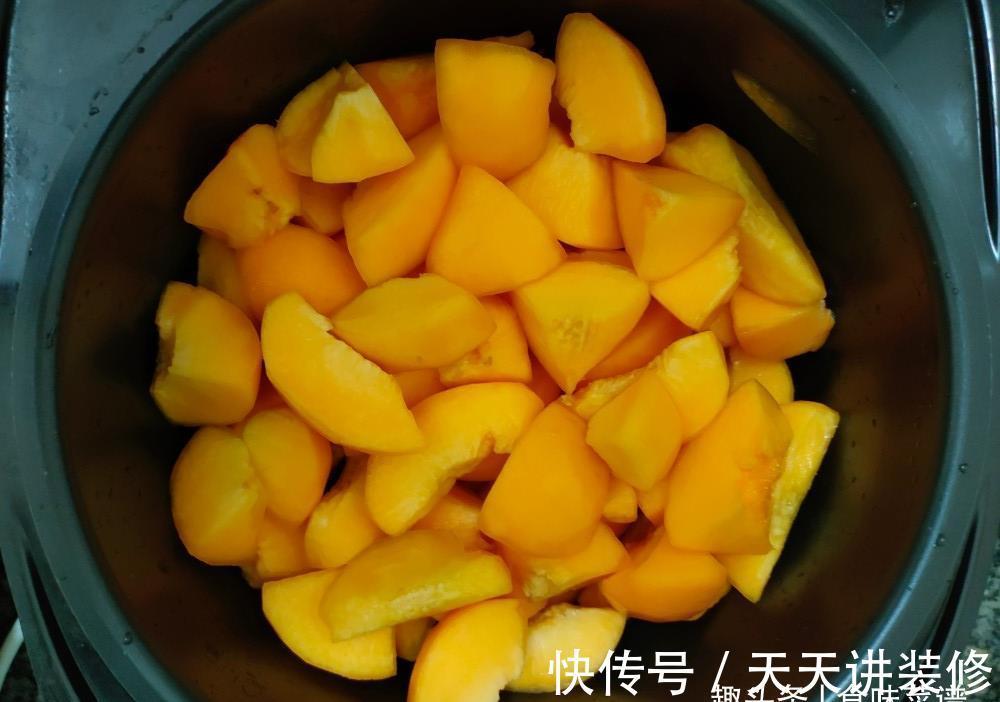 自制|在家自制黄桃罐头,清甜爽口美味,3小时就能吃,再也不用去买了