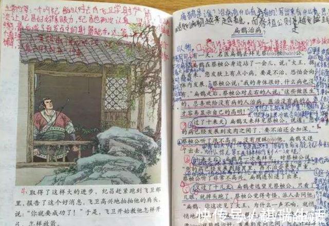 专注力|学霸和学渣有什么差别?看完课堂笔记对比图,差距一目了然