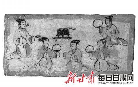 「风物志」嘉峪关魏晋壁画砖“烫鸡图” 看看古人如何吃鸡