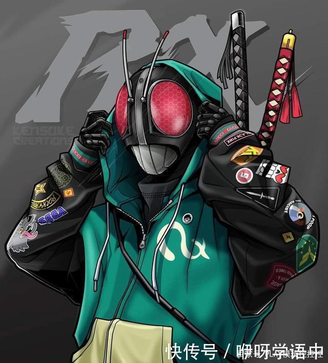 高达|当高达、奥特曼、假面骑士等穿上潮流服装,衣服不愁卖