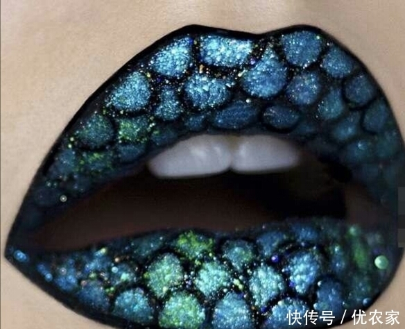 嘴唇|这些女孩的嘴唇被化过妆后,你还舍得亲上一口吗?