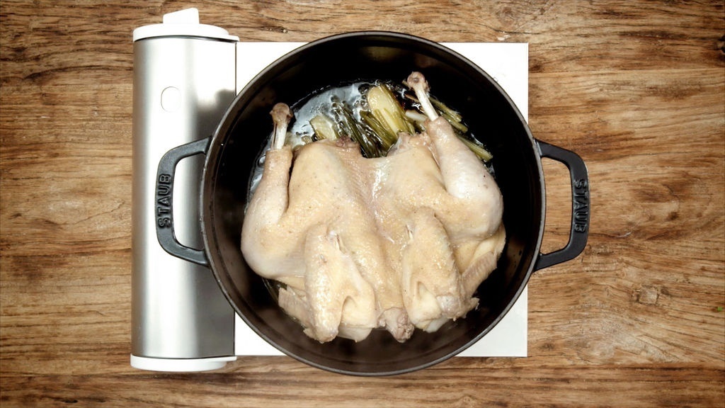 鲜香味美的无水葱油鸡,鼻子都香掉了!