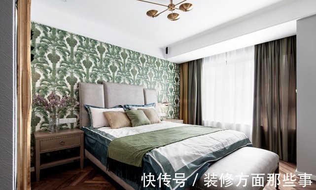 浅灰色调|131平现代艺术为基础，美式风格为辅三居室，令生活愈加有滋有味