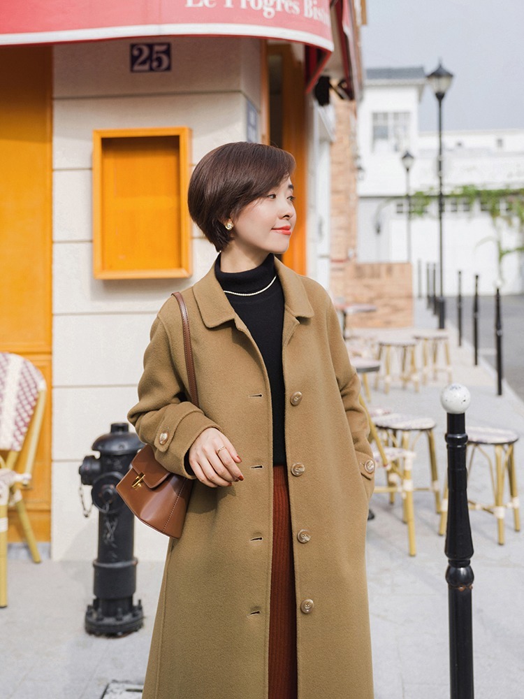 棕色 入冬第一件单品,怎么少的了“毛呢外套”?气质女人都有了