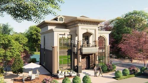 上下楼|11.6×10.7米带电梯农村二层别墅，这样的设计是不是有点奢侈？