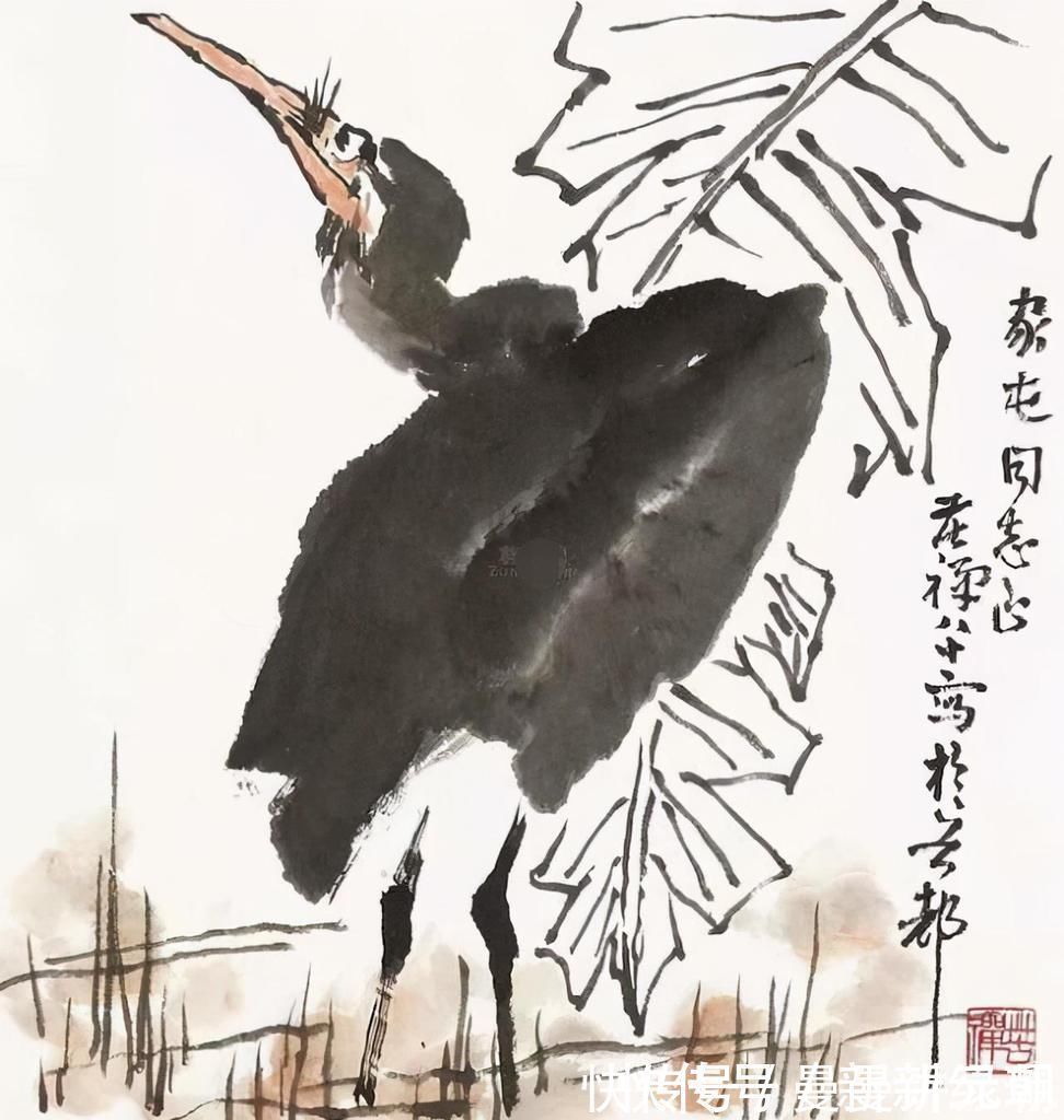 大都会艺术博物馆|朱耷的这幅《双鹰图》，两只鹰价值4个亿，艺术造诣不输李苦禅