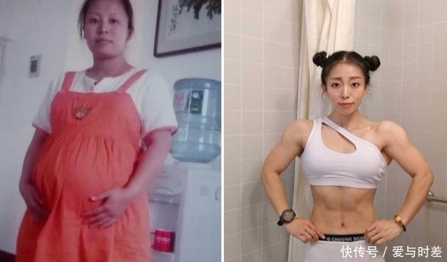 女老师|女老师课后坚持健身，从身材臃肿到精壮，看出来她奔四了吗