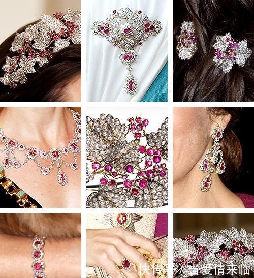 耳环 新年就是要红!王室红宝石珠宝看起来!