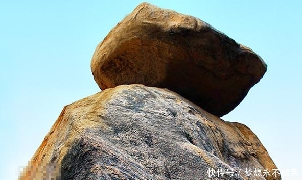 200吨巨石悬空屹立，千年不落被誉“第一奇石”