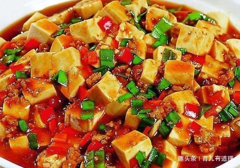 麻婆豆腐|丝爽嫩滑,含丰富营养物质,对儿童生长发育有很大作用的一道菜