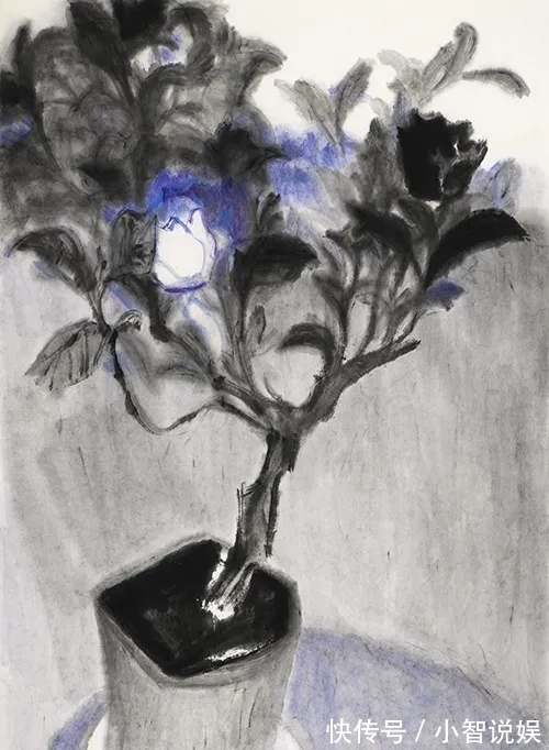 刘芳&当代国画|花非花墨非墨,刘芳的水墨花卉