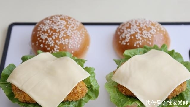 想吃汉堡不用买,分享详细做法,一次发酵,省时省力,不比买的差