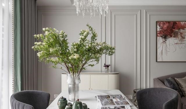 全屋|她真的很明智，新家选择美式与轻奢结合，室内简洁优雅，太喜欢了！