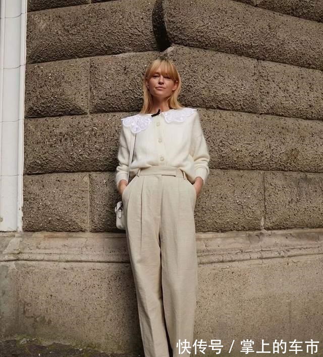 锁骨处 秋冬纯色毛衣怎么穿才能更胜一筹三招就搞定,简约高级感穿搭!