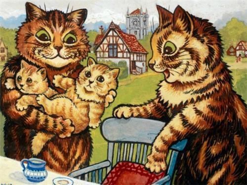 他画了一辈子的猫,心脏骤停7分钟后画风大变,网友:越看越渗人