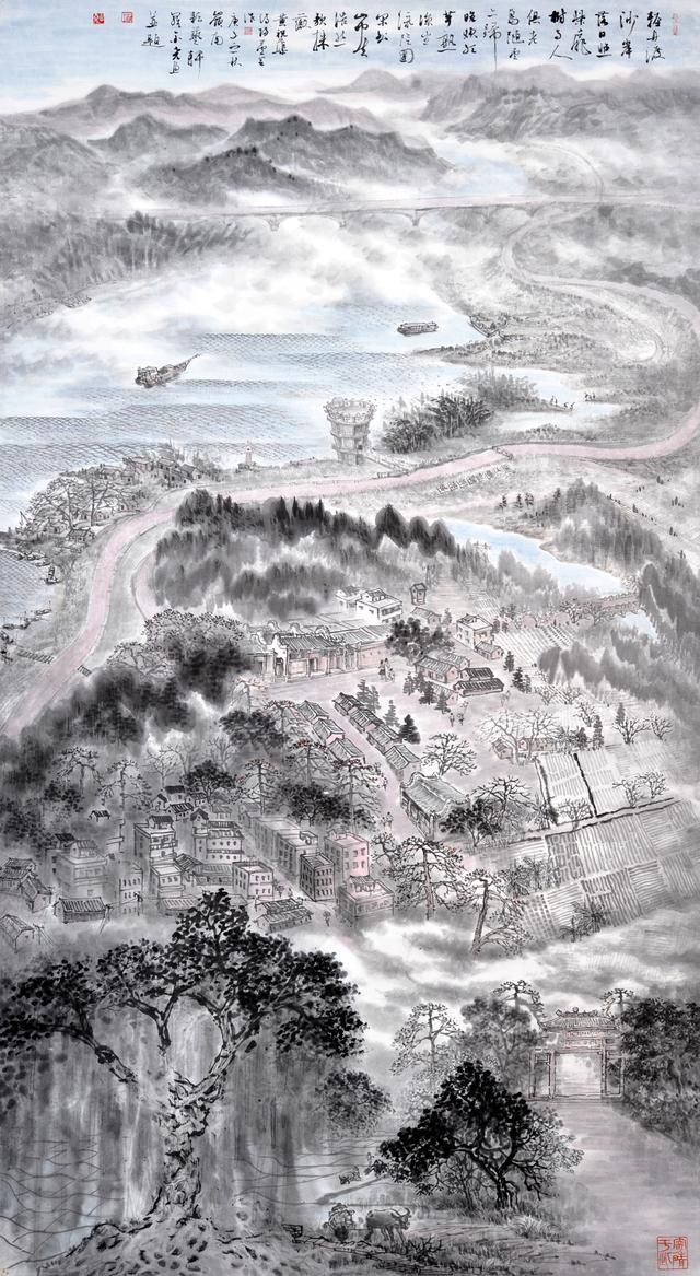 罗金尧|“学艺先学毅”，他执教佛山22年，苦攻国画得山水造化｜feng味佛山