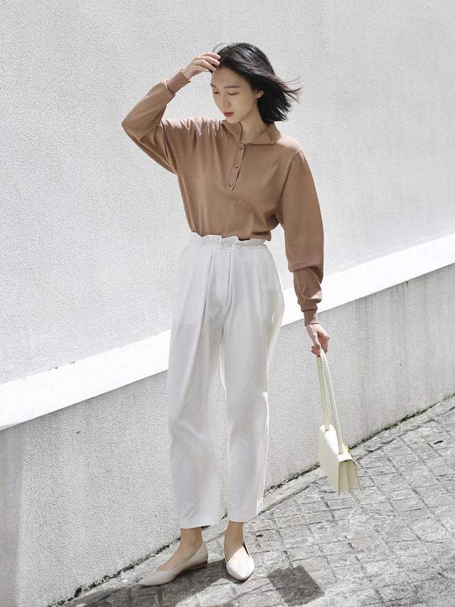 秋天|秋天怎么能少了大地色的衣服呢?大衣配格子半身裙,高级又洋气