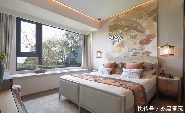 阳台|128㎡三室户,半包式玻璃墙阳台,将日式美学和生活感完美融合