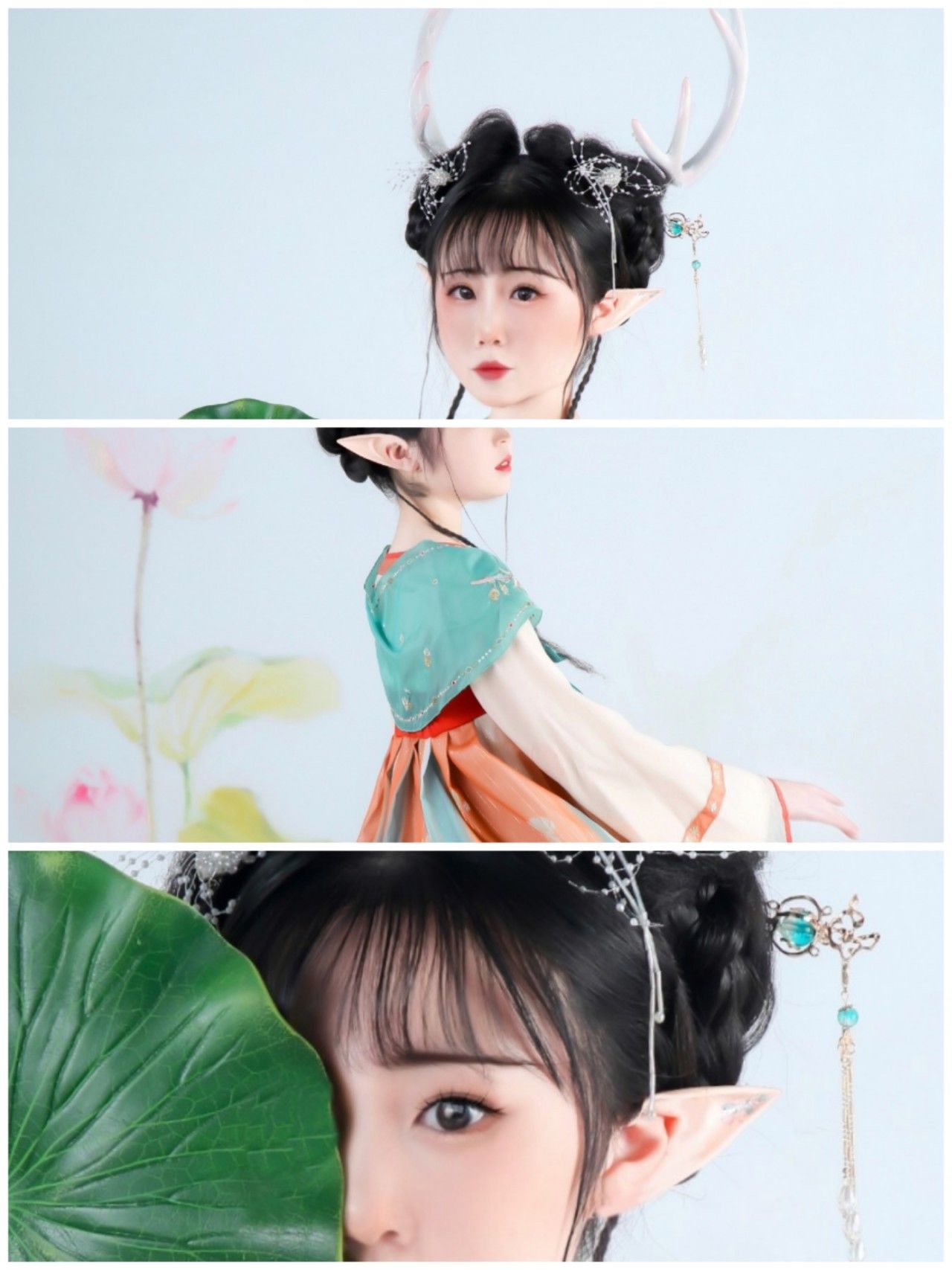 神鹿|王者荣耀 瑶遇见神鹿cosplay