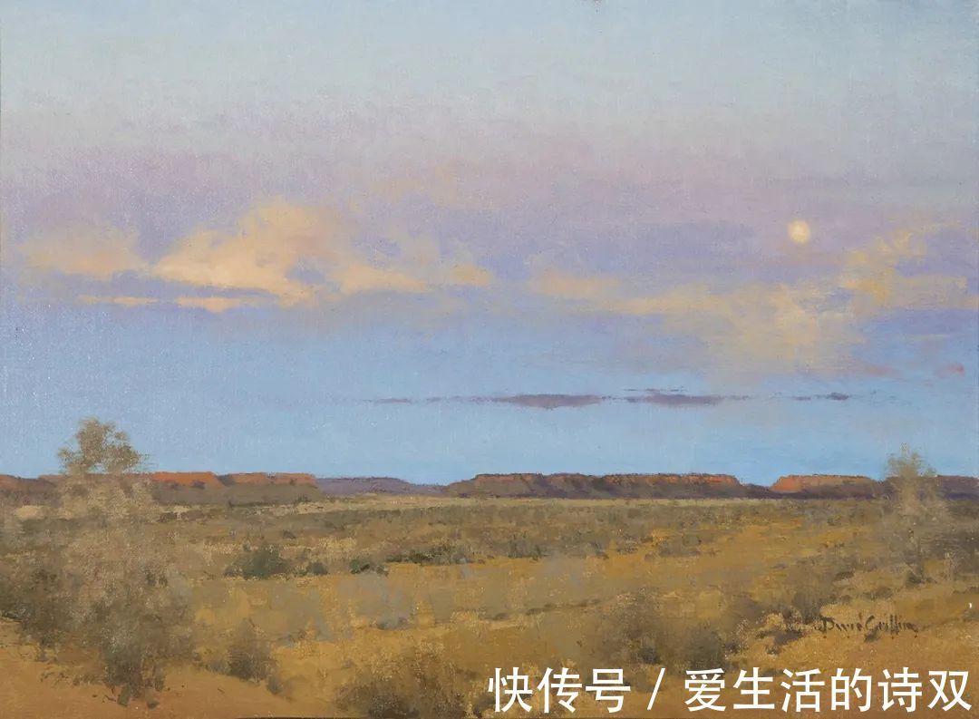 卢伯克$大卫·格里芬的风景油画高清图,放大看,更迷人