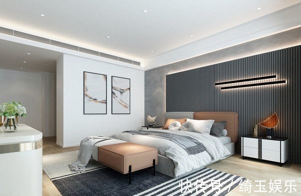 床头|迪拜华人的400㎡新房,坚持装现代风,藏不住的高级感,真有品味