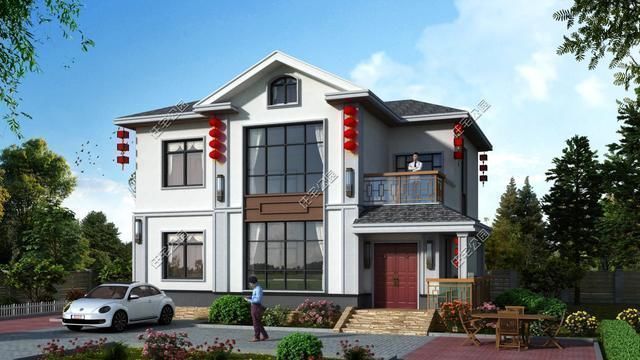 建筑面积|农村建房就该是中式，6套适合老百姓自建的中式合院，秒杀洋别墅