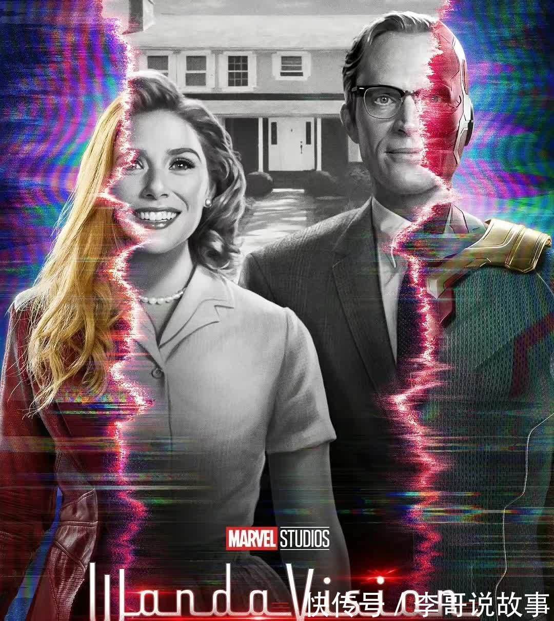 漫展上,两位coser将老年旺达和幻视演绎到位,黑白风格值得点赞