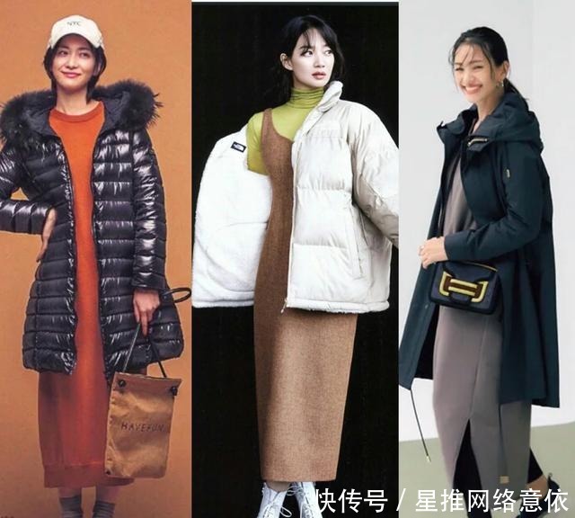 冬天|怕冷女人的福利!冬天这样穿羽绒服时髦显瘦,太美了