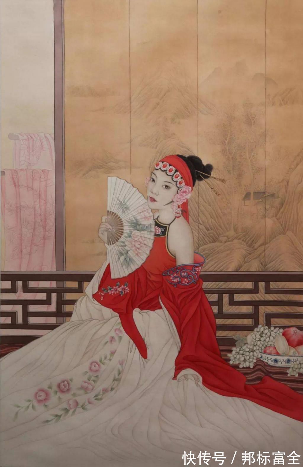 红妆@崔景哲：当古典美遇上工笔画，春风拂面惊艳四方