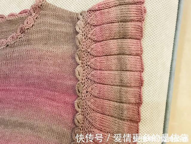 蕾丝|2款棒针编织和钩针编织的连衣裙,太惊艳了,附图解教程