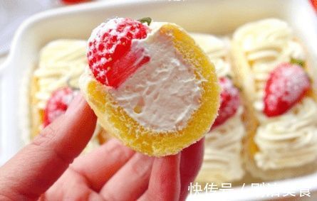 优美课堂零失误超少女的草莓抱抱卷,柔软香甜细腻