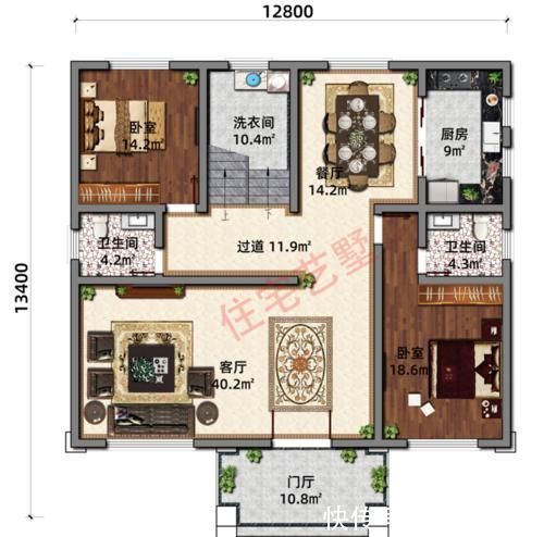 图纸|老妈选了2套农村自建房三层别墅图纸,造价只要25万,哪套好看