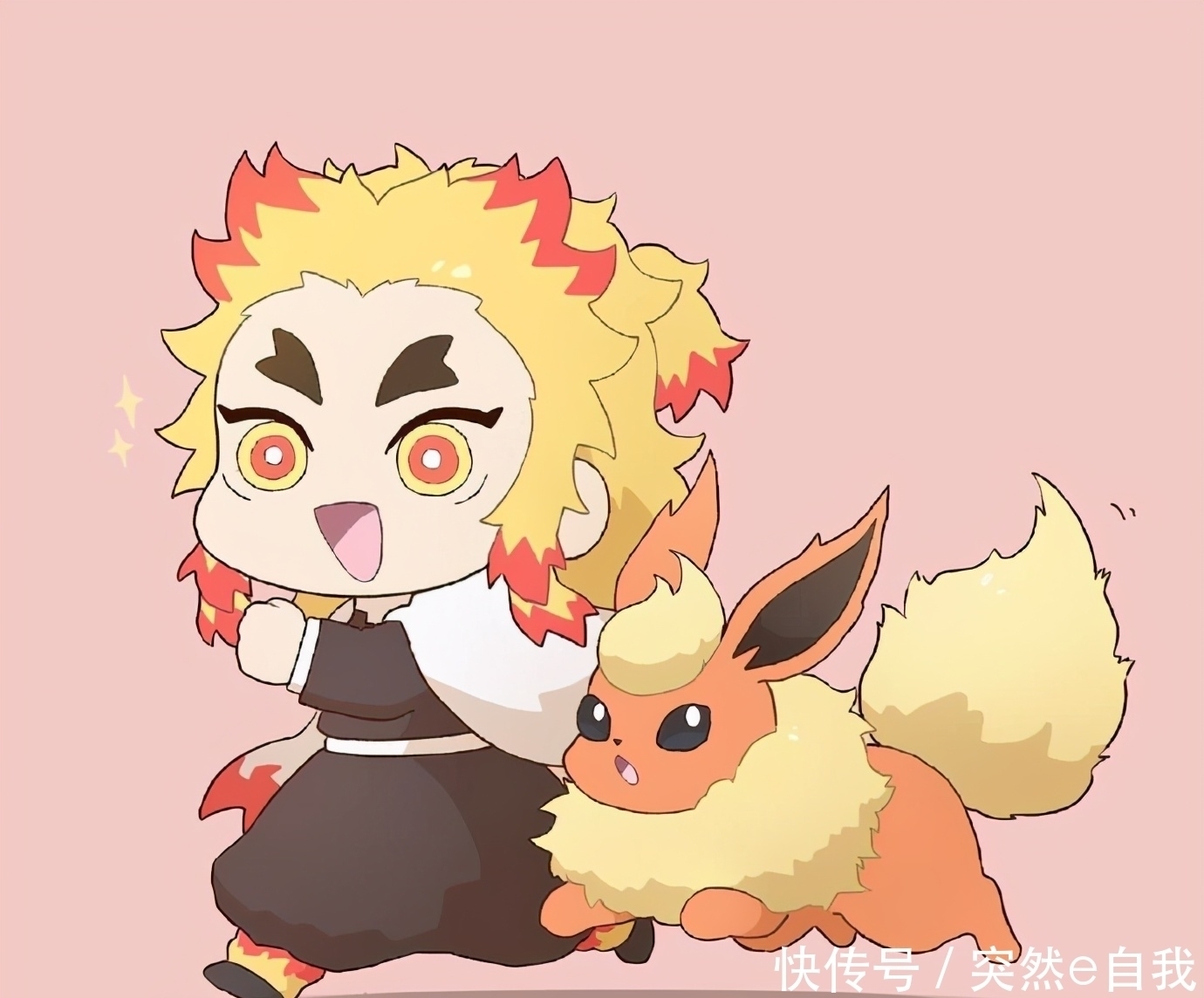 霞柱|鬼灭之刃:当九柱配上宝可梦伊布,水柱不知所措,恋柱开心到跳脚