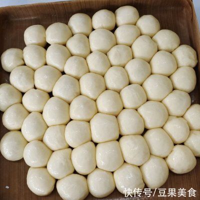 豆沙气泡小面包,不用厨师机也能做的面包